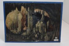 Alte Schulwandtafel Lehrtafel Tropfsteinhöhle 
