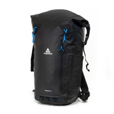 Schwarzer Rucksack wasserdicht