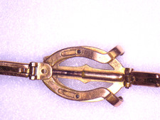 Antikes Armband für Damentaschenuhr Rosé-Gold-Doublé Flexband TU-Konverter