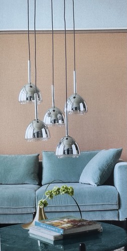 Chrome bell designerleuchte - chrome,