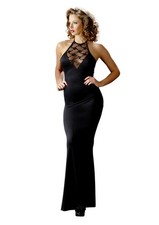 Kleid lang mit Spitze