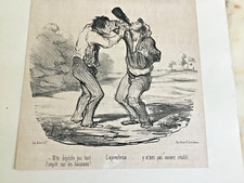 "Actualites" von Honoré  DAUMIER Original-Lithografie für Charivari