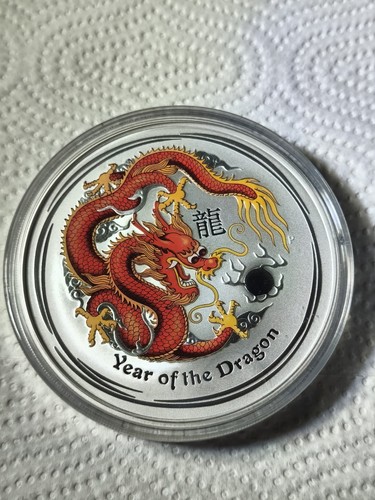 Silbermünze year of the - of,