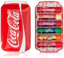 Lip Smacker Coca Cola Tin Collection, Set Mit 6 Lippenbalsamen Mit Originalen Ge