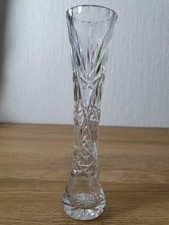 Schmale Vase Bleikristall 20,5