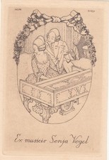 Exlibris Bookplate Radierung