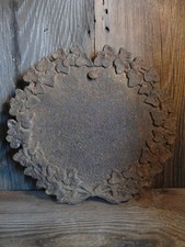 Guss Schild alt antik Tafel