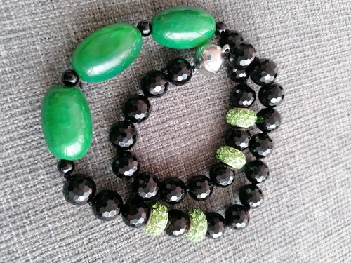 Collier onyx achat - collier,