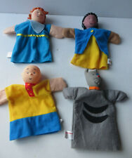4er Set lustige Handpuppe CAILLOU Kinder Spielzeug 4+ Puppe Kasperltheater Comic
