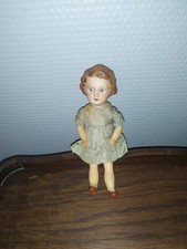 Alte Porzellankopf-Puppe-16,8 cm- große Puppenstube-Kaufladen-Frankreich