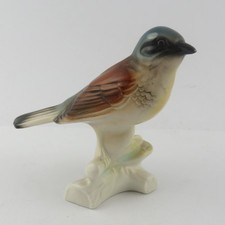 Antiker Porzellan Vogel, Spatz (A)