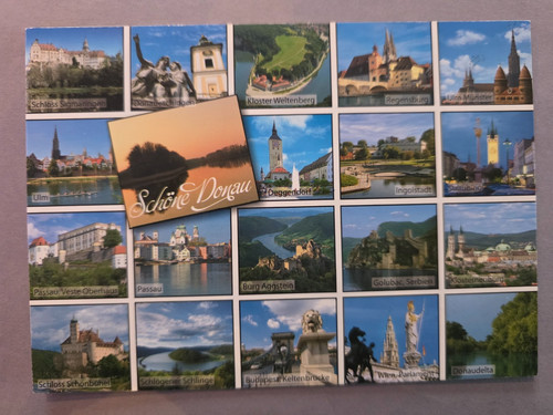 Ansichtskarte donau burg - ak,