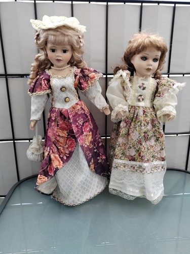 2st vintage porzellanpuppe - 2st,
