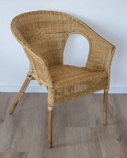 IKEA AGEN Rattan/Bambus Sessel Korbstuhl - Mit Auflage - Sehr guter Zustand