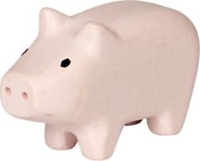 1 Glücksschweinchen aus Holz