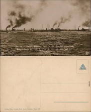 Ansichtskarte  Torpedoboote in der Nordsee 1915
