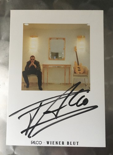 Falco autogrammkarte original - autogrammkarte,