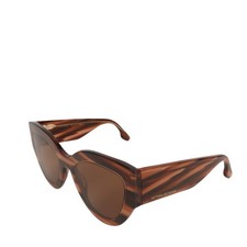 Victoria Beckham Damen Sonnenbrille Braun inklusive Staubbeutel, UV Schutz, Etui