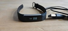 Fitbit Alta HR Fitness Wristband Activity Tracker Black Coral Small / Large Band