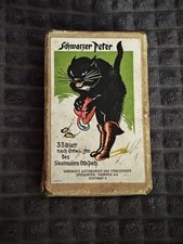 Unvollständig- Schwarzer Peter Kartenspiel nach Entwürfen von Otto Pech Retro 