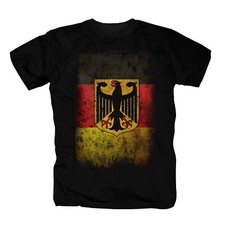 Deutschland Germany BRD Flag Fahne Flagge Fussball Adler EM WM T-Shirt S-5XL