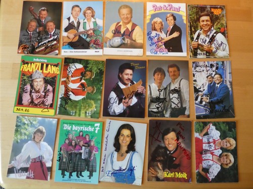 Autogramme autogrammkarten - 15,