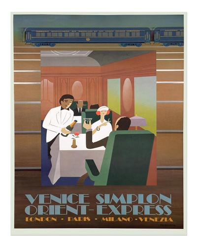 Vintage art deco - art, venedig