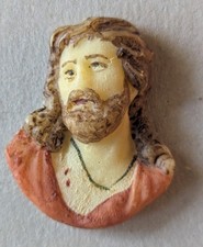 Wachsrelief, "Kopf Jesu"