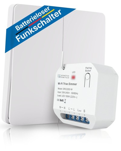 Funk dimmer set batterielos - funk,