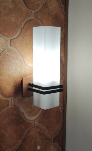 Teak wandlampe wandleuchte - teak,