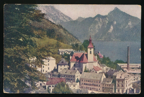 Aus ebensee oberösterreich - ak,