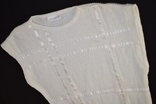 Adidas Pullunder Sweatshirt Knit Sweater Strick Vintage Deadstock  Austria 42 