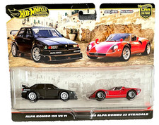 Hot Wheels Alfa Romeo 155 V6 TI 33 Stradale 2 Pack 1:64 Modellauto Quadrifoglio