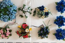 9  Stück Kerzenringe bunt