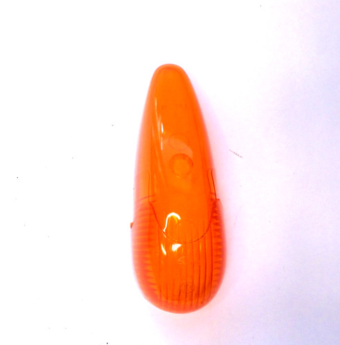 Blinkerglas schmal orange