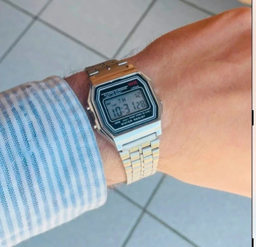 Casio style digitaluhr - style, retro