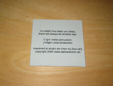 Lgnl/lndgrn - No Matter How Deep You Sleep, … 3"CD the [law-rah] collective ovum