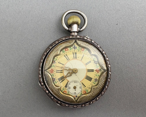 Antik bauern taschenuhr läuft - antik,