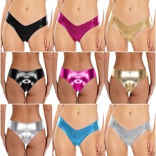 DE Damen Metallic Bikinihose
