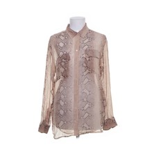 Equipment Femme, Bluse, Größe: M, Q227-E035, Beige/Braun, Seide #70r