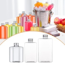 10 leere Saftflaschen