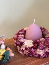 Ostern Kranz In Weiß und Rosa