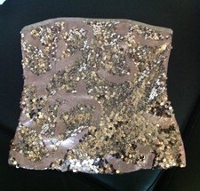 Corsage Ashley Brook mit Pailetten Gr S/M