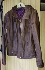 Lederjacke Gr. 42 von Blind Date Bikerjacke 