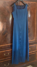 Luisa Spagnoli Ballkleid Abendkleid blau Verlobungskleid  Gr.40 Italien