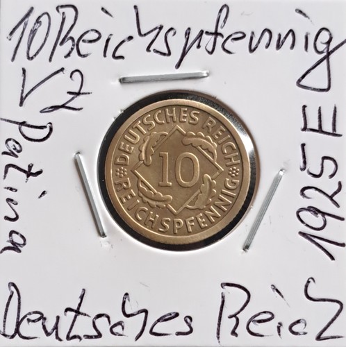 Reichspfennig 1925 e - 10,