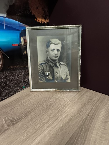 Altes wehrmacht porträt - porträt, foto