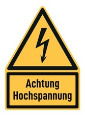 Achtung Hochspannung -