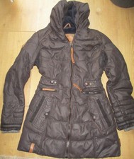 schöne Erwachsenen Winter- Jacke Kurzmantel Parka NAKETANO braun Gr. XL warm