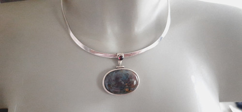 Silber anhänger mit - silber,